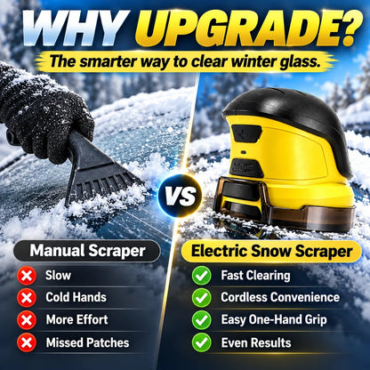🔥 50% OFF TODAY — Cordless Electric Snow Scraper | Clear Frost & Ice in Seconds
