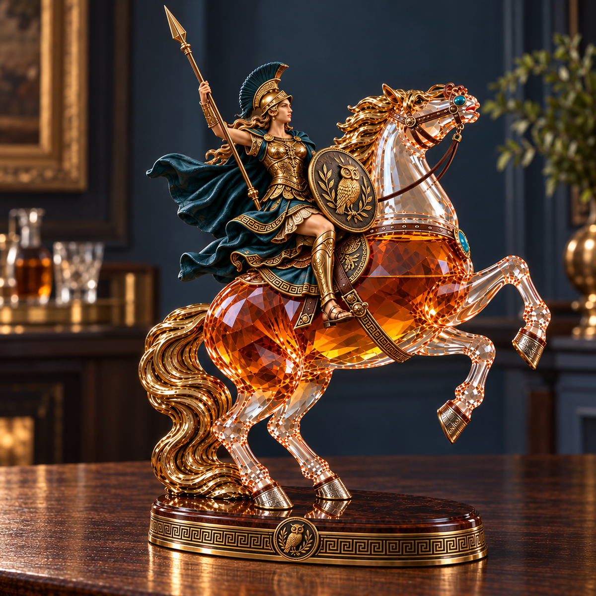 🦉⚔️Athena’s Valor Whiskey — Warrior Goddess Edition