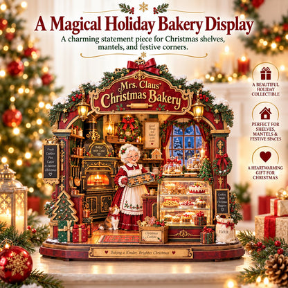 🎄 Mrs. Claus Christmas Bakery DIY Shadow Box Kit🎄