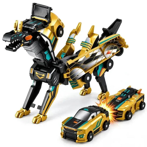 Magnetisches Dinosaurier-Transformationsauto