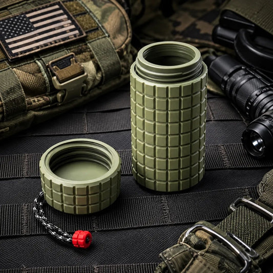 💥🎒 Rugged Grenade-Inspired EDC Storage Capsule