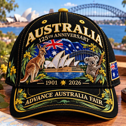 🦘Australia 125th Anniversary 1901–2026 Commemorative Cap