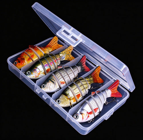 6-Segment Lifelike Fishing Lures🎣