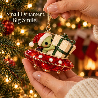 👽🎄 Christmas Alien UFO Ornaments – 6 Cute Cosmic Designs, Unique Christmas Tree Decorations & Holiday Gifts 🚀✨