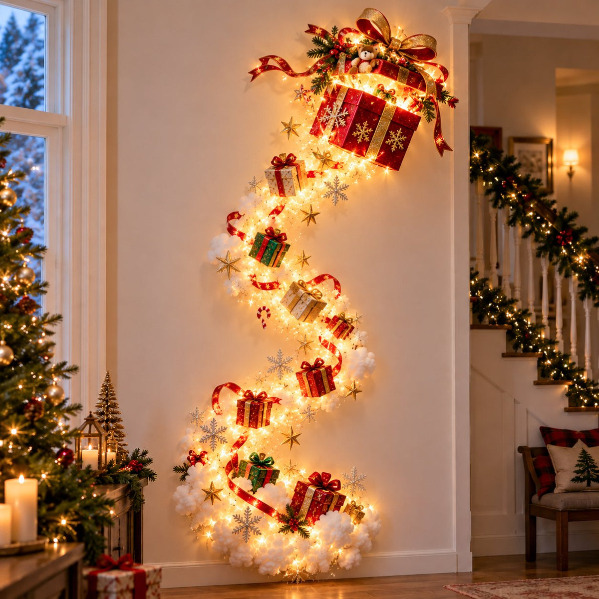 ✨Christmas Magic Trail Wall Light - A Little Christmas Magic, Right on Your Wall🎁