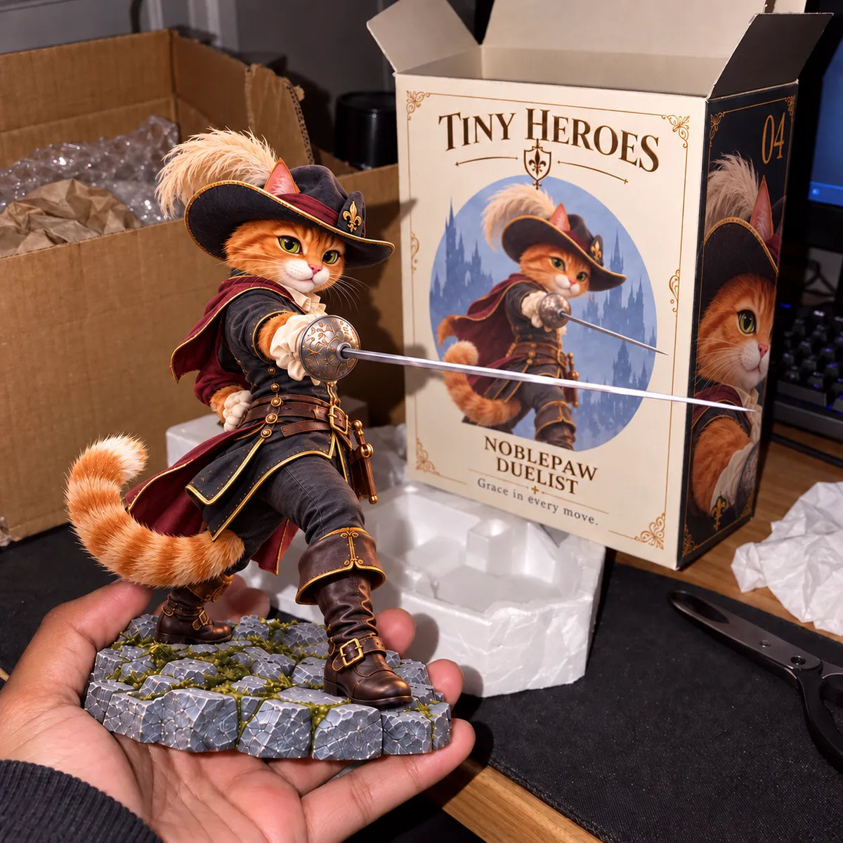 Tiny Heroes – Kollektion von Fantasy-Tierfiguren 🐾⚔️