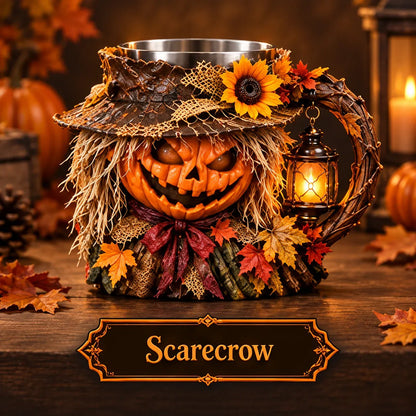 3D Halloween Character Mug Collection | 4 Sculpted Spooky Designs for Coffee, Décor & Collectors 👻