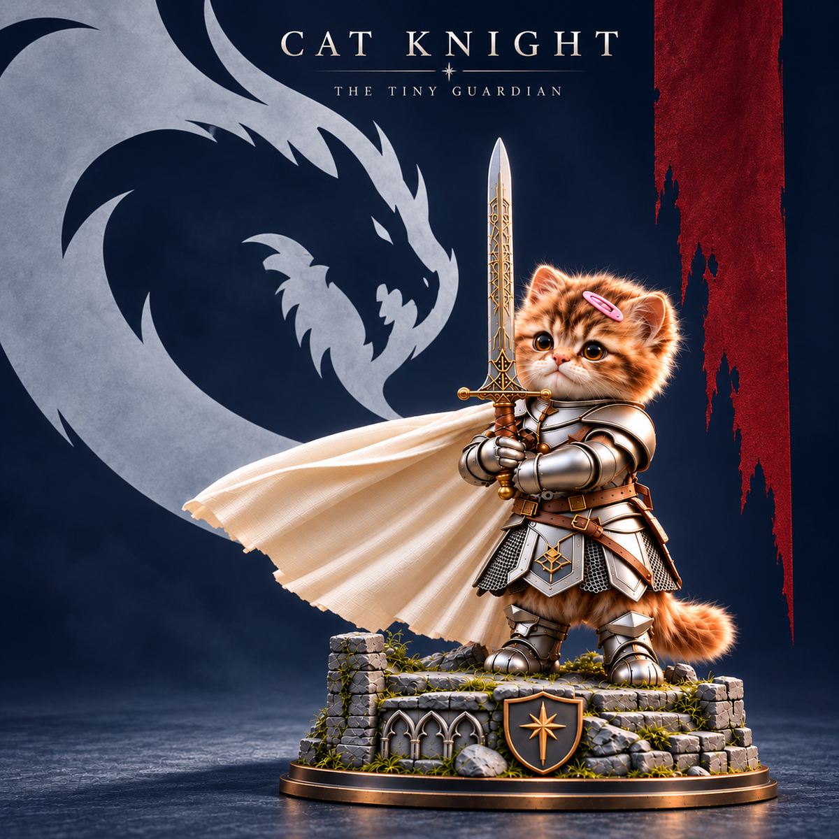 ⚔️ Cat Knight — The Tiny Guardian 🐾