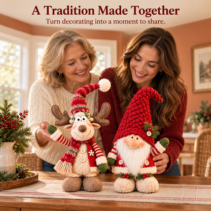 🎄 Forest-Themed Christmas Gnomes and Reindeer