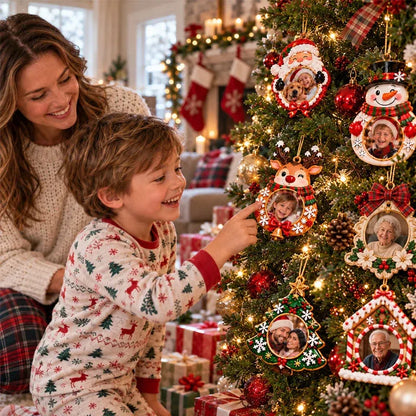 Personalisierter Weihnachts-Fotoanhänger