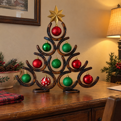 Horseshoe Lucky Christmas Tree