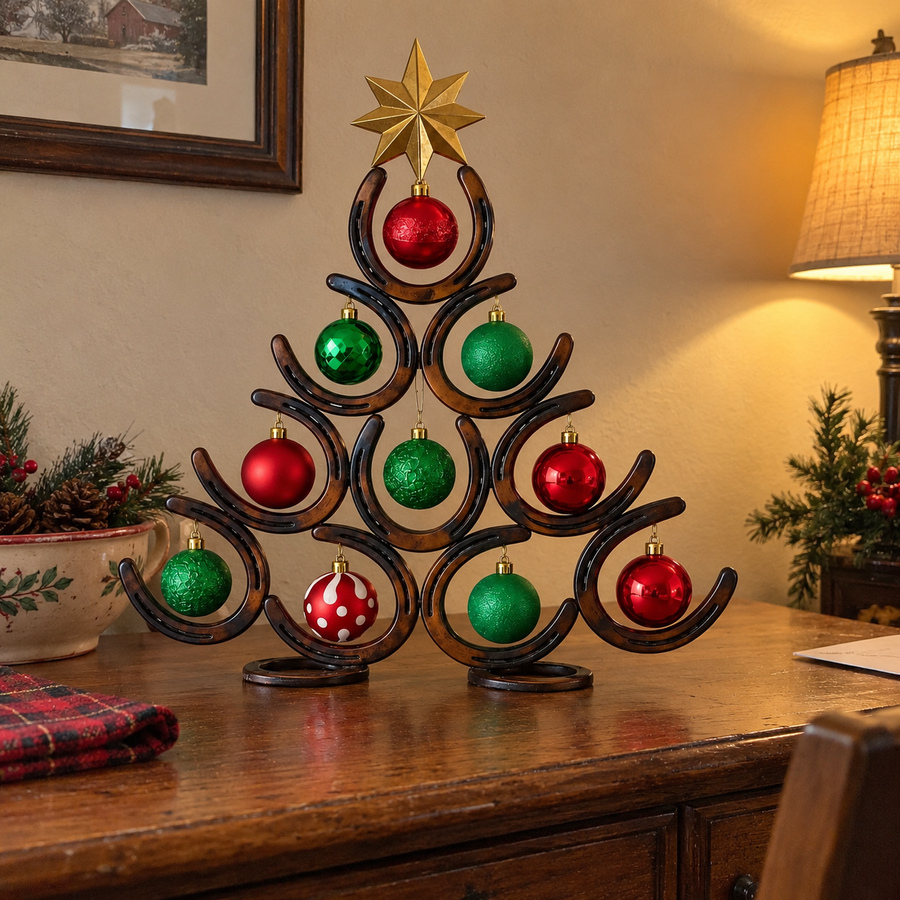 Horseshoe Christmas tree holiday product photo 12