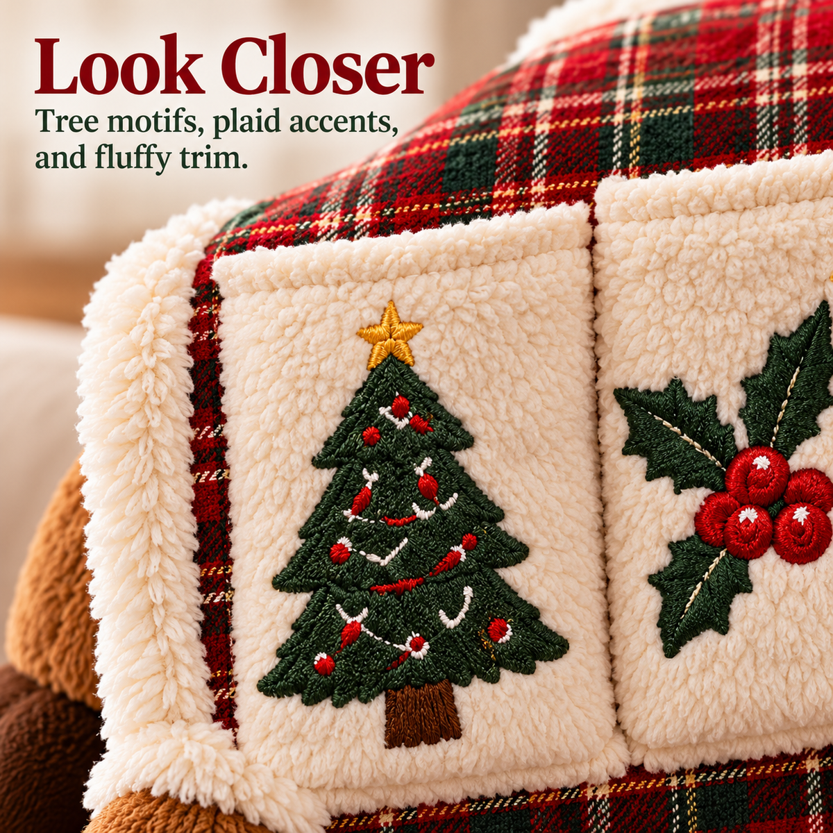 🎅 Cute Christmas-Themed Sofa Armrest Organizer
