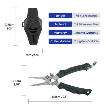 🎣 Stainless Steel Fishing Pliers – Cut Line. Swap Hooks.