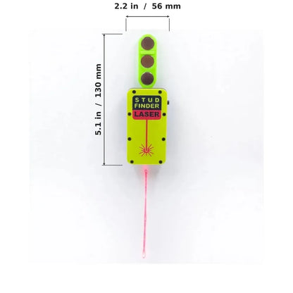 Magnetic Stud Finder with Laser Guide – Wall Stud Locator for Baseboards, Shelves & Picture Frames