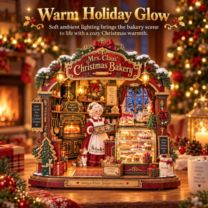 🎄 Mrs. Claus Christmas Bakery DIY Shadow Box Kit🎄