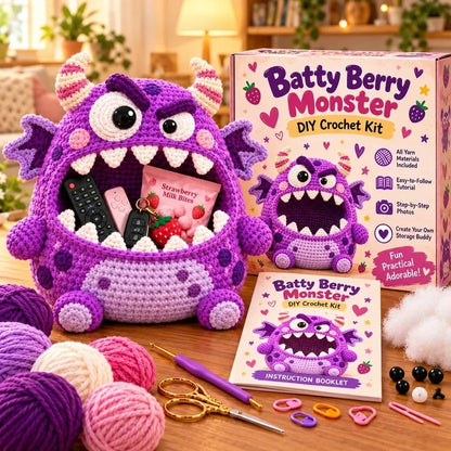 👾🧶Clutter Munchers Hungry Monster DIY Crochet Storage Buddies
