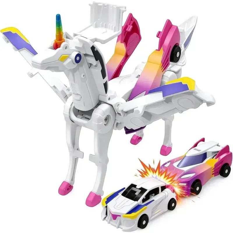 Magnetisches Dinosaurier-Transformationsauto