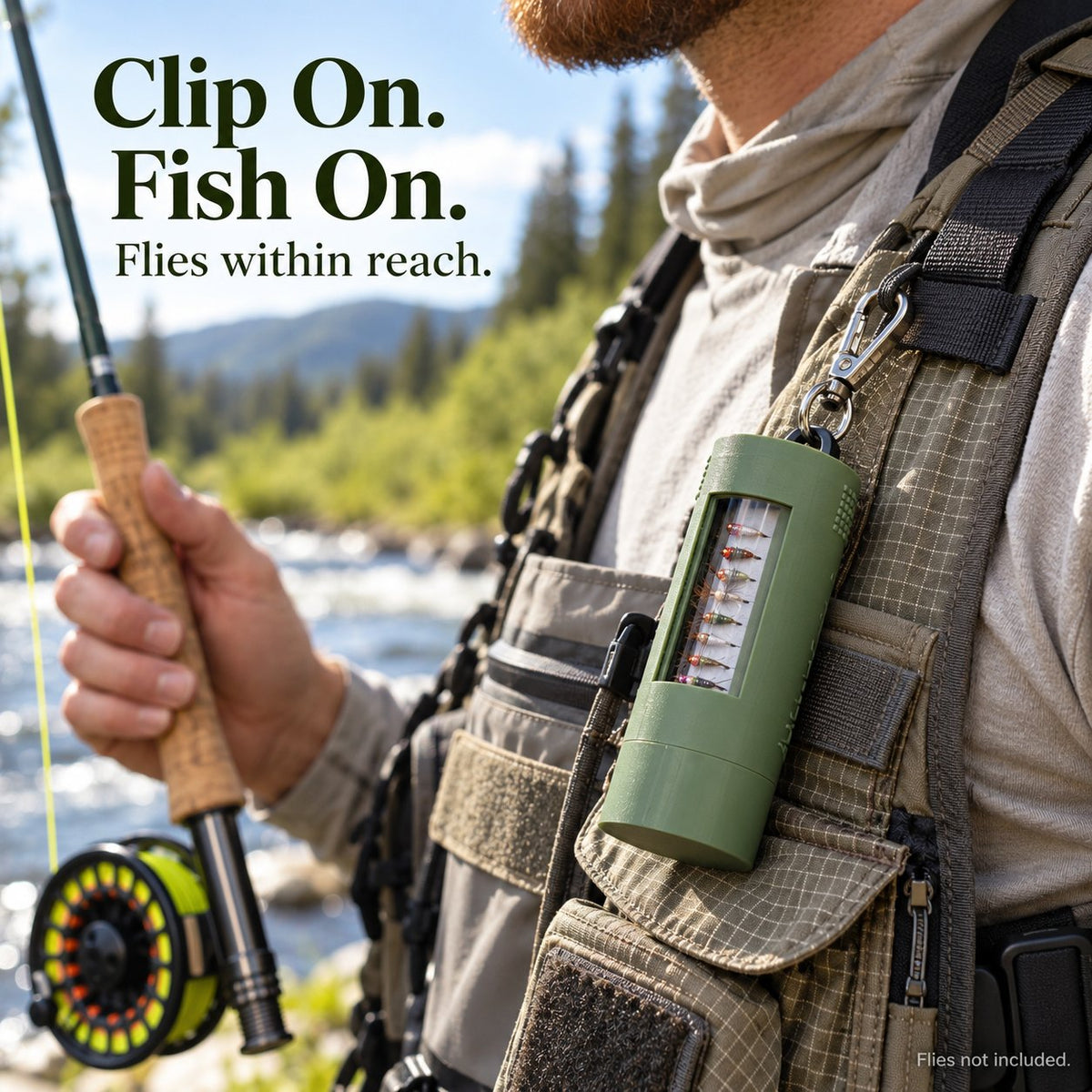 Wearable Fly Box – Portable Fly Fishing Storage Case