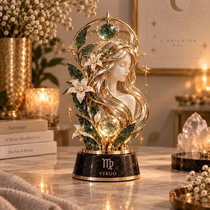 ⏳ Letzter Tag: 49 % Rabatt – 🌙 Himmlische Tierkreiszeichen-Skulptur | 12 juwelenartige Tierkreiszeichen-Designs mit goldenen Details ✨