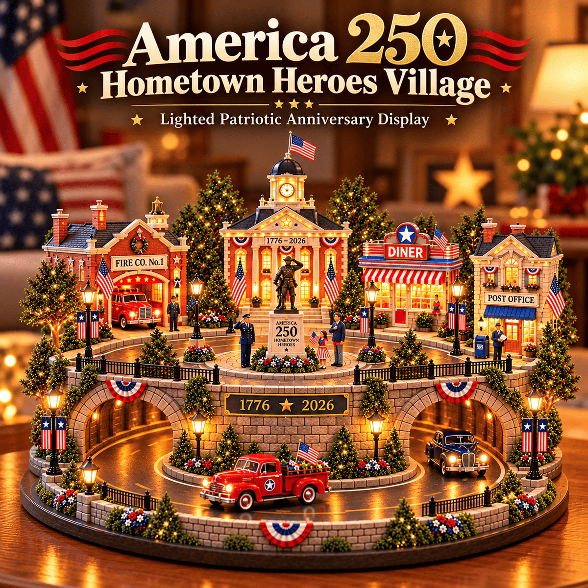 🇺🇸 America 250 Hometown Heroes – Lighted Veterans Tribute Village