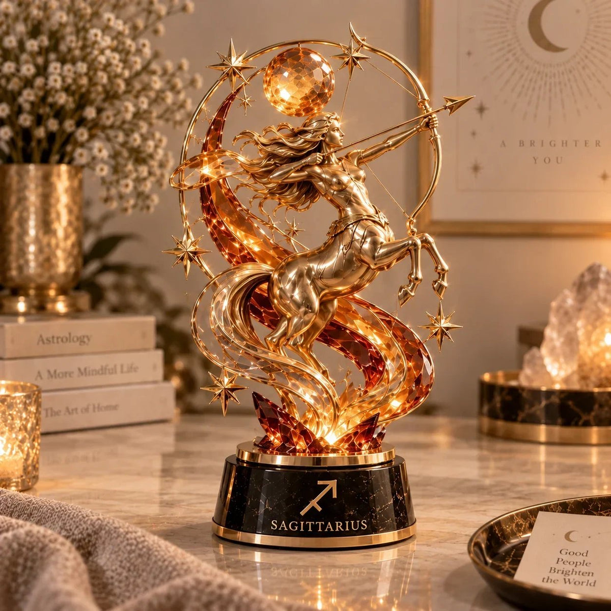 ⏳ Letzter Tag: 49 % Rabatt – 🌙 Himmlische Tierkreiszeichen-Skulptur | 12 juwelenartige Tierkreiszeichen-Designs mit goldenen Details ✨