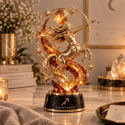 ⏳ Letzter Tag: 49 % Rabatt – 🌙 Himmlische Tierkreiszeichen-Skulptur | 12 juwelenartige Tierkreiszeichen-Designs mit goldenen Details ✨