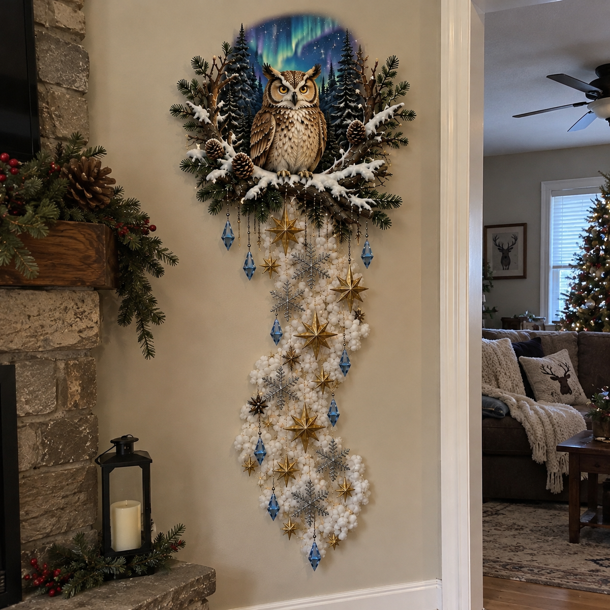 ✨ Enchanted Christmas Magic Trail Wall Light – A Touch of Winter Magic, Right on Your Wall ✨