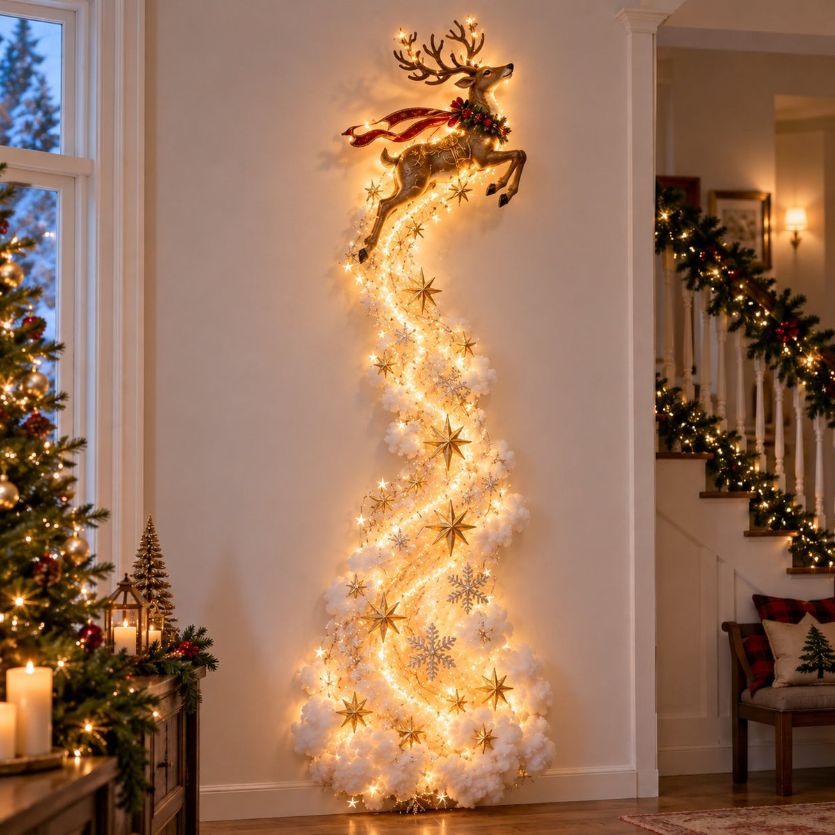 ✨Christmas Magic Trail Wall Light - A Little Christmas Magic, Right on Your Wall🎁