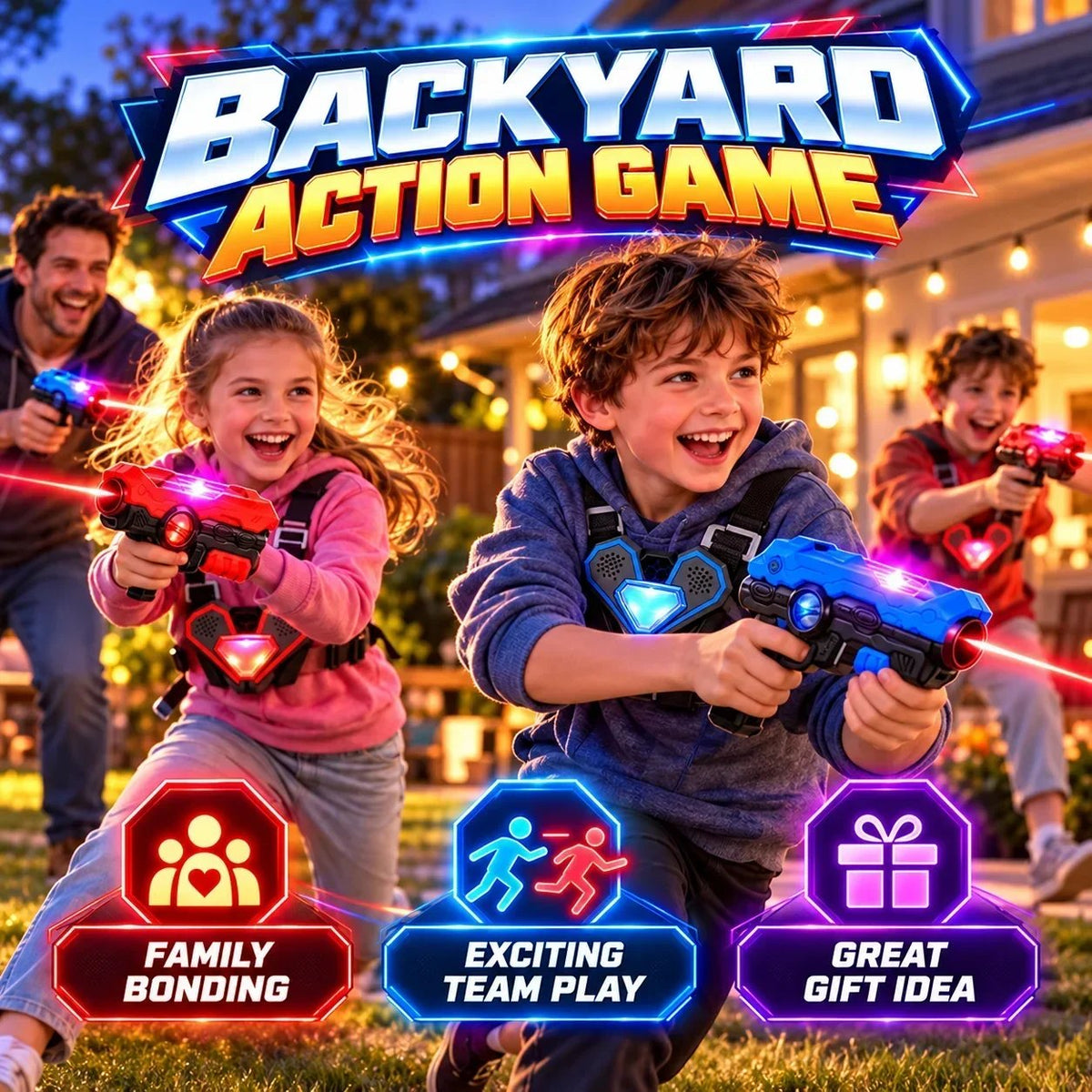 🚀 Laser Battle Gun Set — Bring the Ultimate Battle Experience Home!