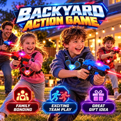 🚀 Laser Battle Gun Set — Bring the Ultimate Battle Experience Home!