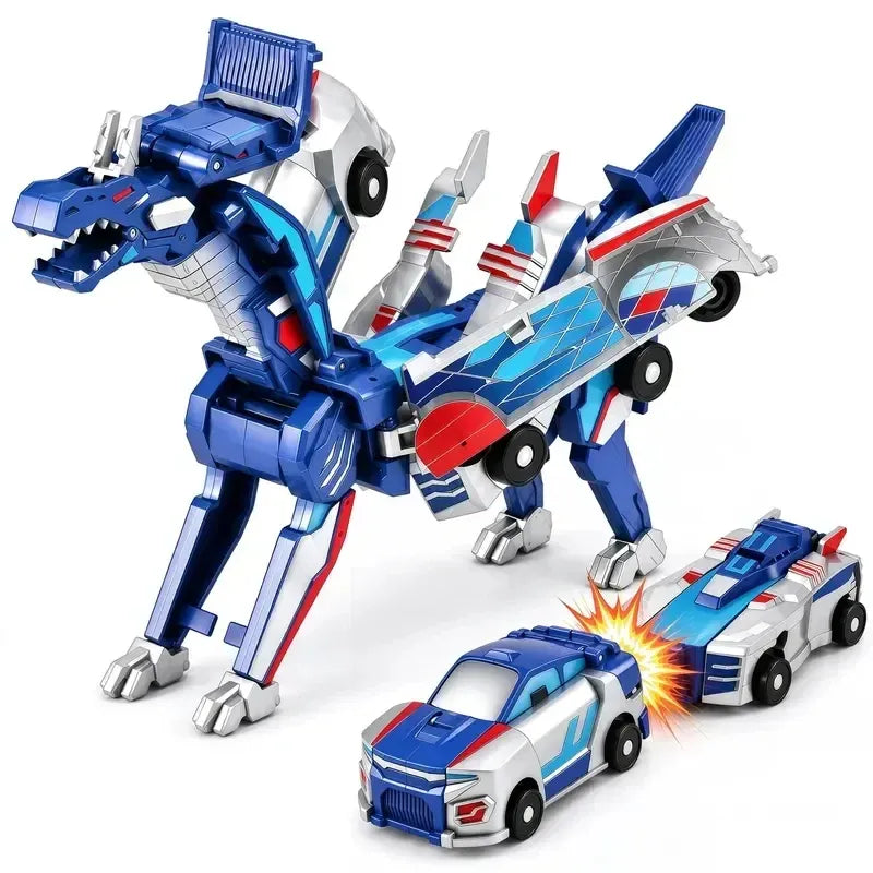 Magnetisches Dinosaurier-Transformationsauto
