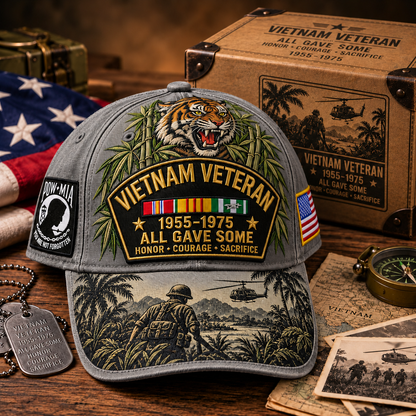 🇺🇸 Last Day Promo: 49% OFF🎖️Vietnam Veteran 1955–1975 All Gave Some Tribute Baseball Cap