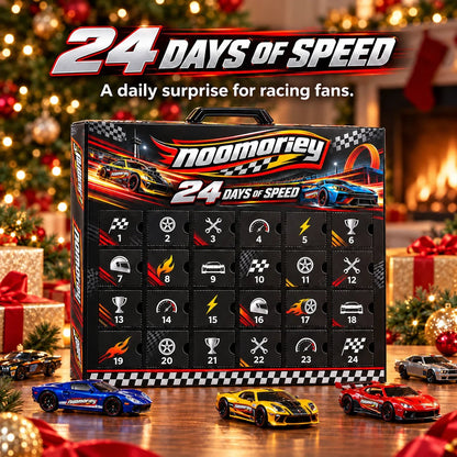 🏁 24 Days of Racing Magic – Christmas Mini Car Collector's Advent Calendar 🎄