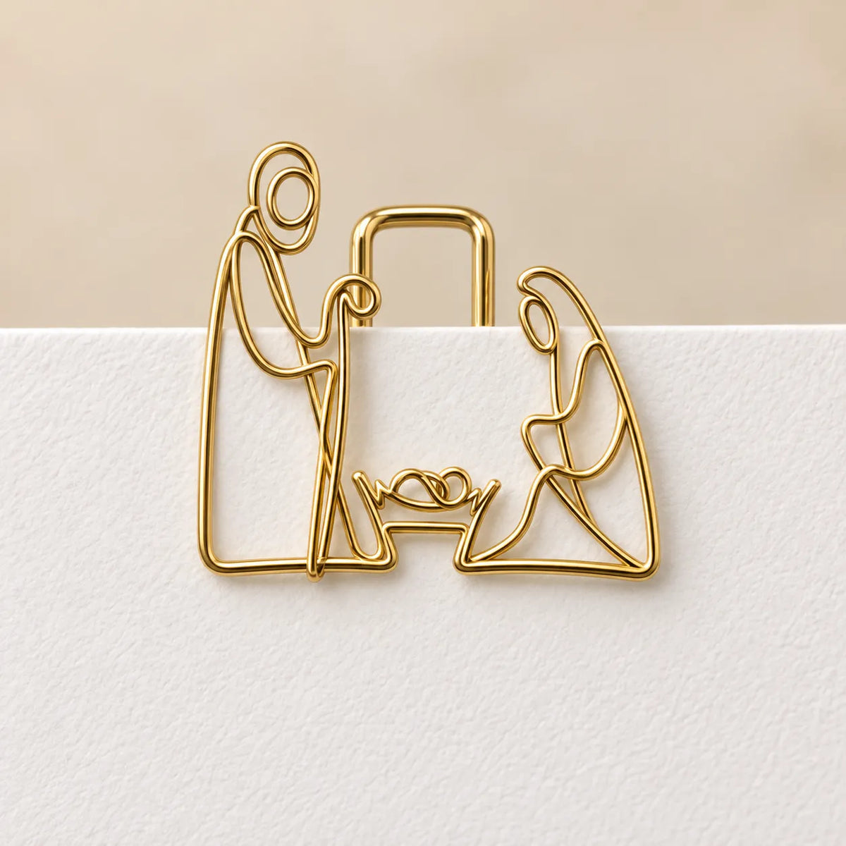 ✝️📚Faith-Inspired Gold Paper Clips — Meaningful Christian Bookmarks