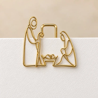 ✝️📚Faith-Inspired Gold Paper Clips — Meaningful Christian Bookmarks