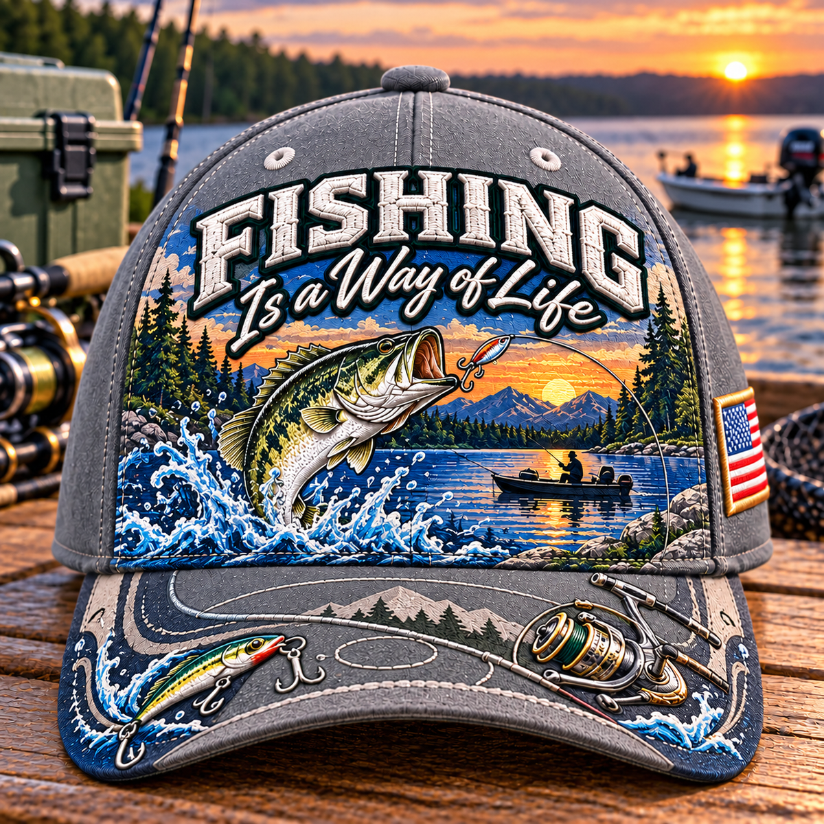 🇺🇸 Last Day Promo: 49% OFF🎣Fishing Is a Way of Life Baseball Cap