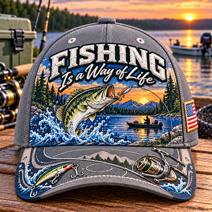 🇺🇸 Last Day Promo: 49% OFF🎣Fishing Is a Way of Life Baseball Cap