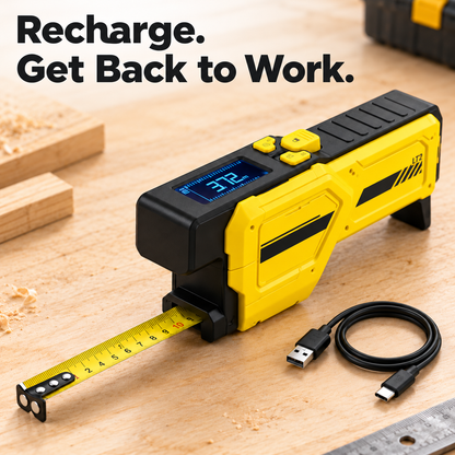 📏 SmartMeasure Pro – Digital & Laser Tape Measure for Home & DIY 🔧