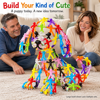 🔥LAST DAY 50% OFF🧲🌈 Magic Magnetic Little Friends – 10-Piece Bendable Silicone Figure Toy Set