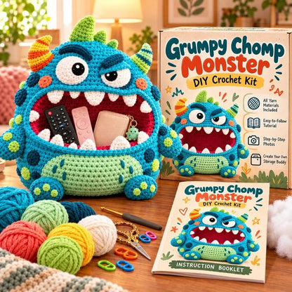 👾🧶Clutter Munchers Hungry Monster DIY Crochet Storage Buddies