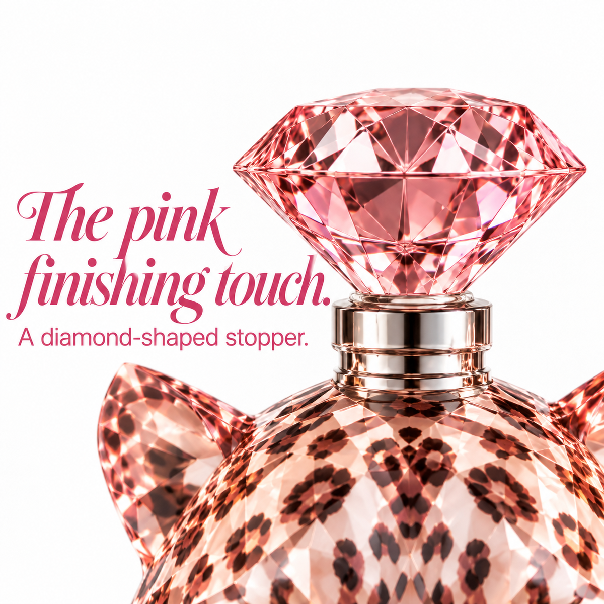 🐆 Wildly Elegant Pink Leopard — Limited Collector’s Edition | Vase, Diffuser & Decanter ✨