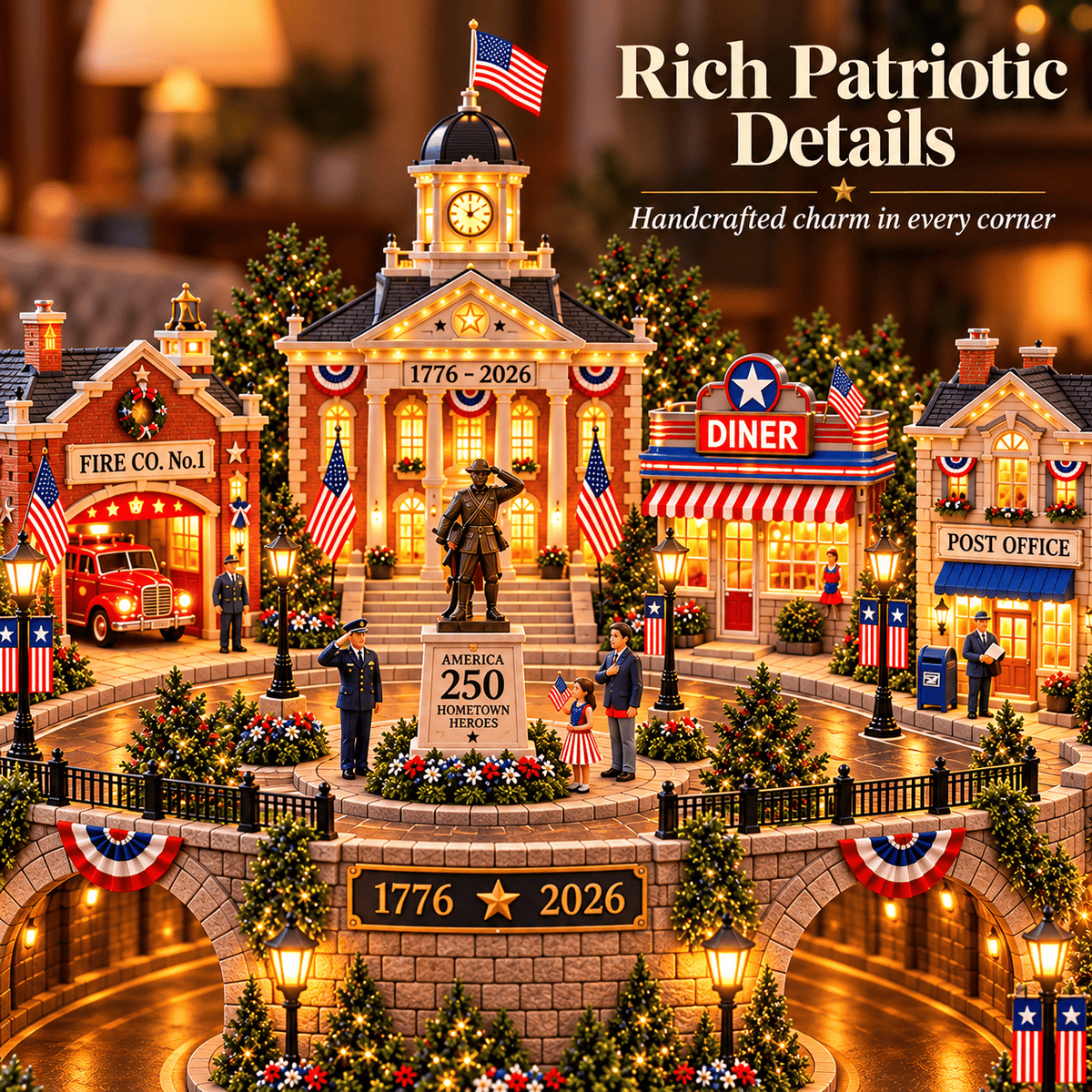 🇺🇸 America 250 Hometown Heroes – Lighted Veterans Tribute Village