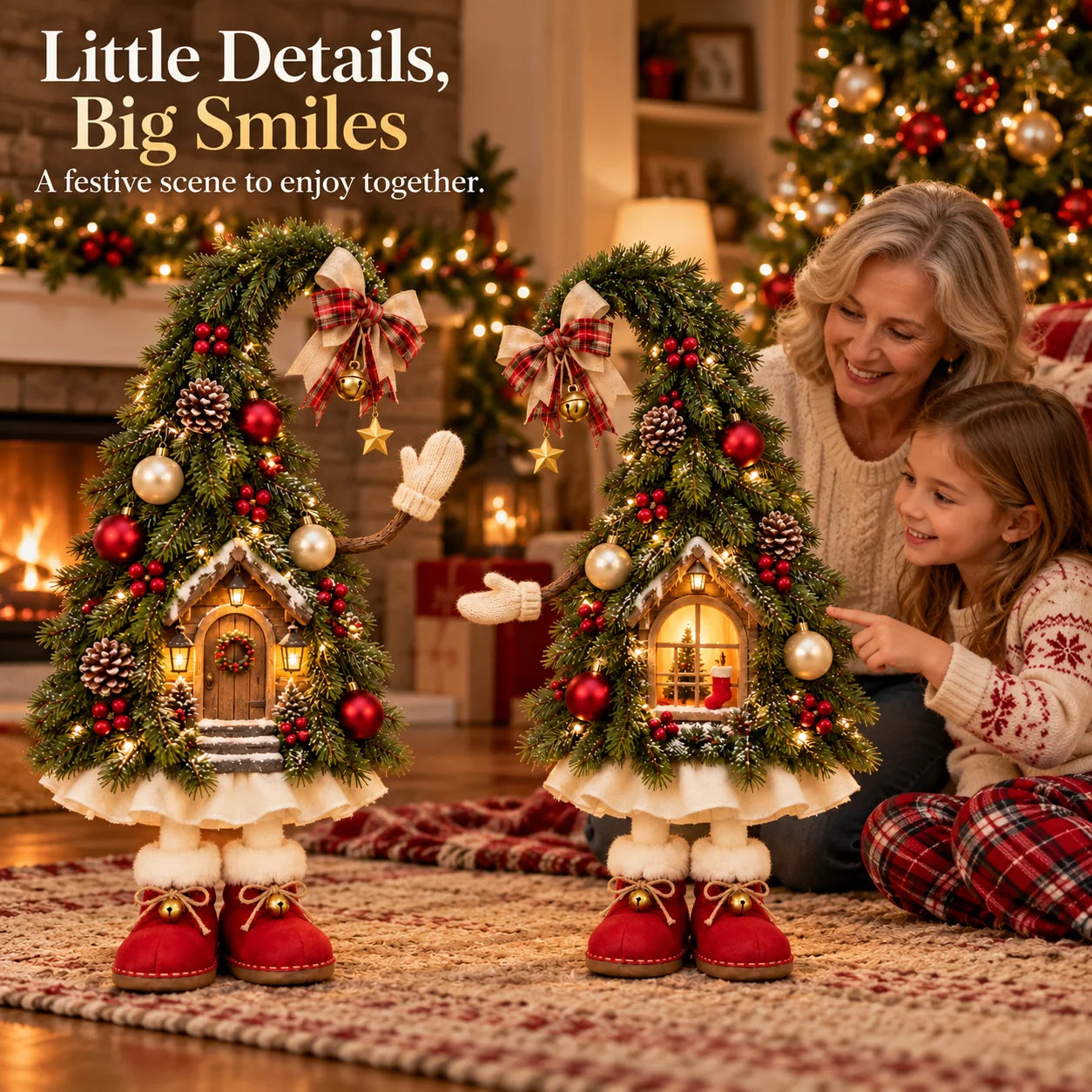 Little Details, Big Smiles — Christmas tree character decor