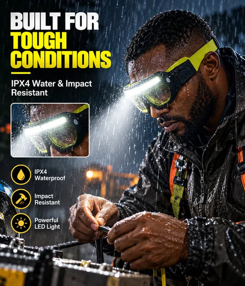 Hands-Free Vision LED Work Light Glasses