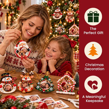 Personalisierter Weihnachts-Fotoanhänger