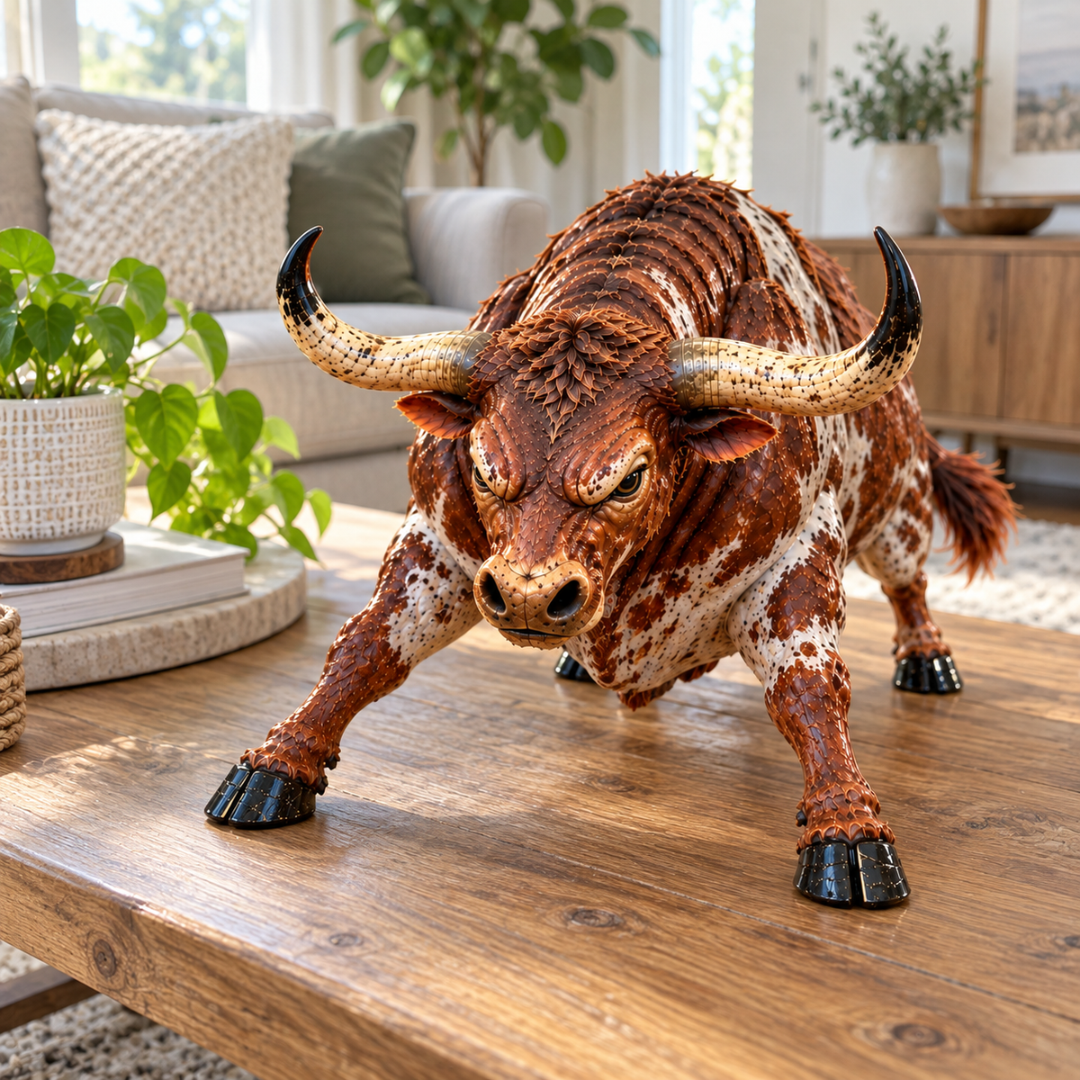 🤠🐂 Longhorn Fury™ – Mist-Breathing Bull Humidifier & Western Decor 🌵