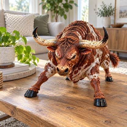 🤠🐂 Longhorn Fury™ – Mist-Breathing Bull Humidifier & Western Decor 🌵