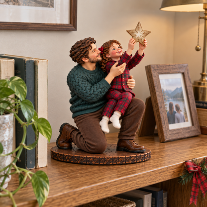 ✨ A Little Christmas Glow – Lighted Family Keepsake Figurine