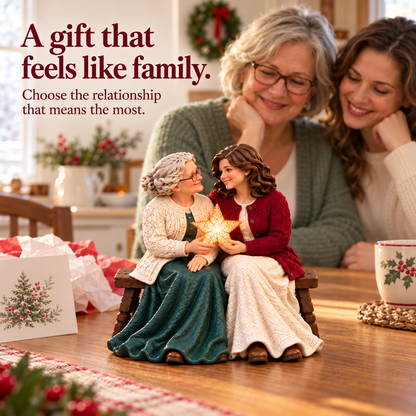 ✨ A Little Christmas Glow – Lighted Family Keepsake Figurine